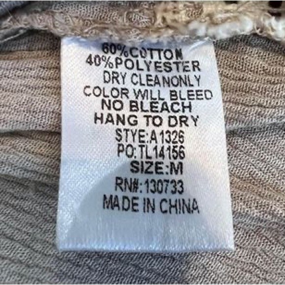 Umgee mocha and lace boho dress size medium - Picture 10 of 10